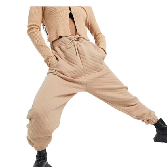 Asos Collusion Oversized Quilted Joggers - Picture 1 of 7
